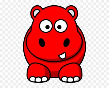 H Is For Hippopotamus - Cartoon Rhino Png
