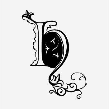 H letter  clipart, vintage | Free Vector - rawpixel