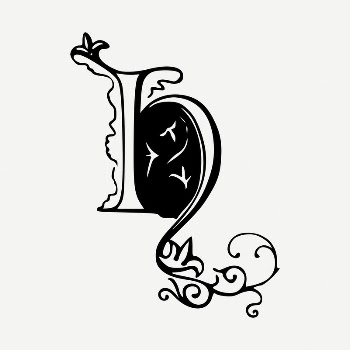 H letter drawing, vintage illustration | Free PSD - rawpixel