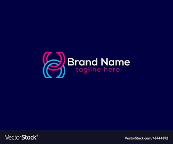 h letter logo design - company logo design