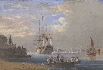 H.M.S. St. Vincent at Plymouth | Free Photo - rawpixel