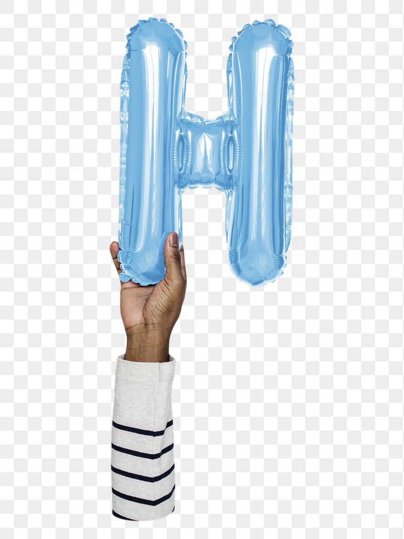H png English alphabet, balloon | Free PNG - rawpixel