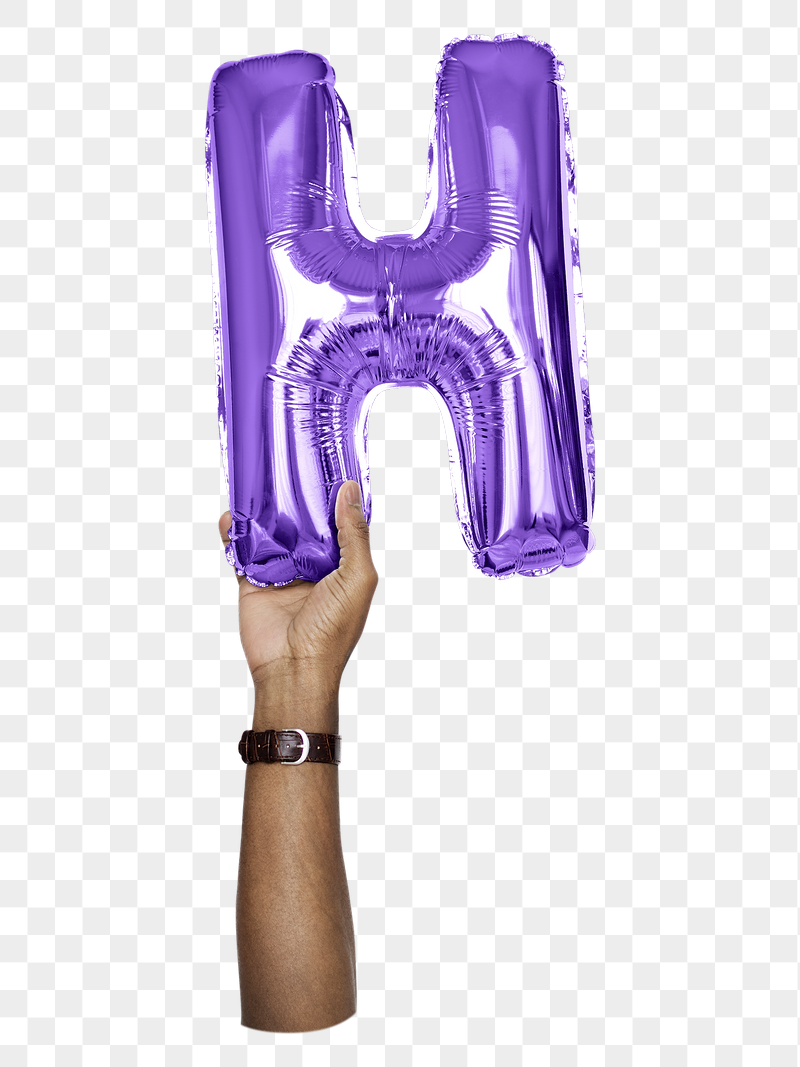 H png English alphabet, balloon | Free PNG - rawpixel