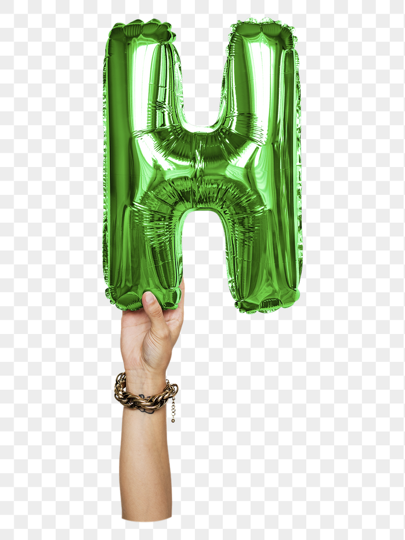 H png English alphabet, balloon | Free PNG - rawpixel
