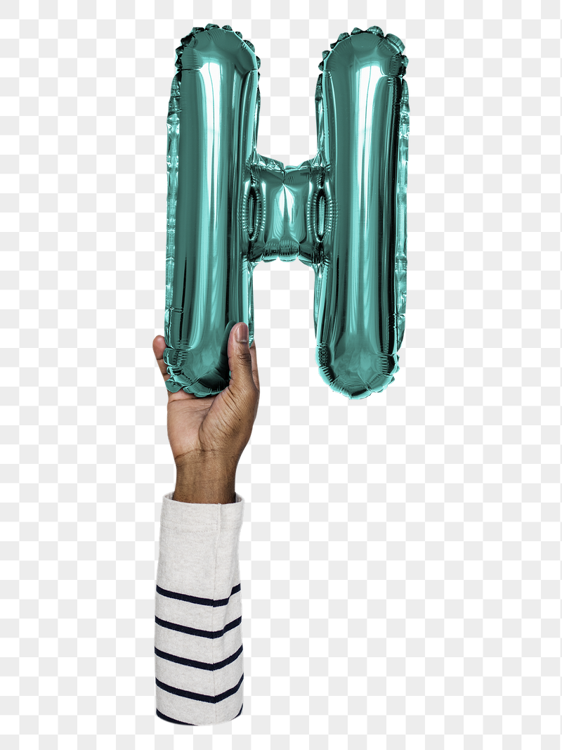 H png English alphabet, balloon | Free PNG - rawpixel