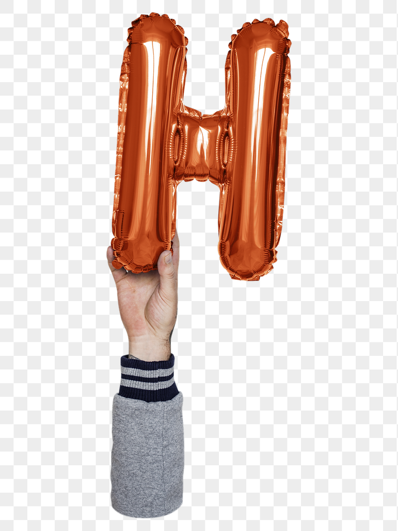 H png English alphabet, balloon | Free PNG - rawpixel