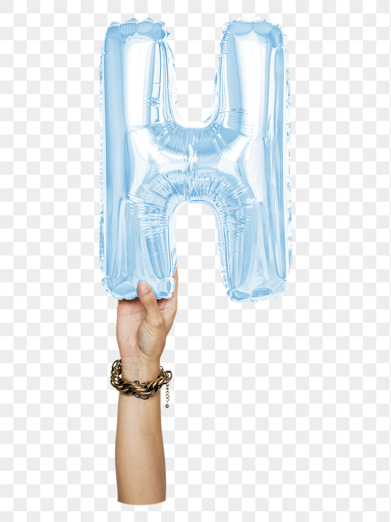 H png English alphabet, balloon | Free PNG - rawpixel