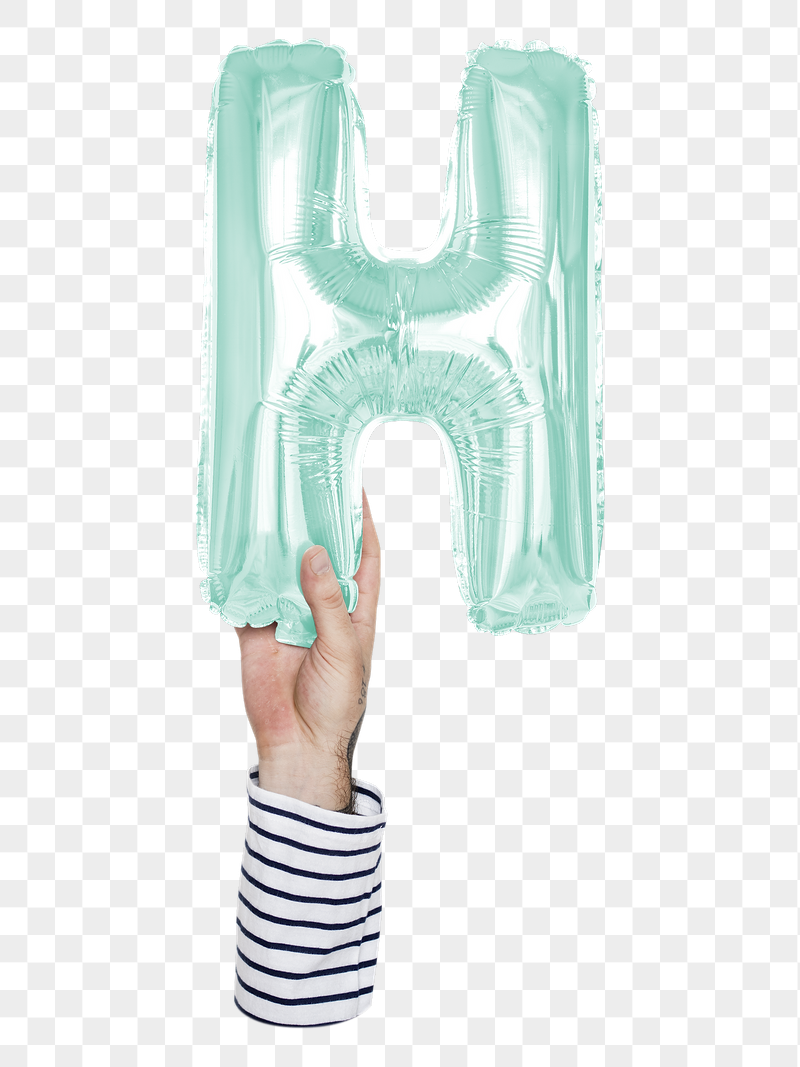 H png English alphabet, balloon | Free PNG - rawpixel