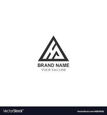 ha logo design template graphic branding