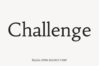 Habibi open source font by Magnus | Free Font Add-on - rawpixel