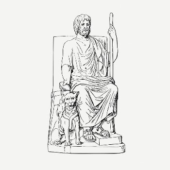 Hades & Kerberos  drawing, | Free PSD - rawpixel