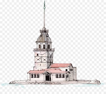 Hagia Sophia Maidens Tower iPhone 6 Plus iPhone 6S IPhone 8 Plus - Retro Castle 
