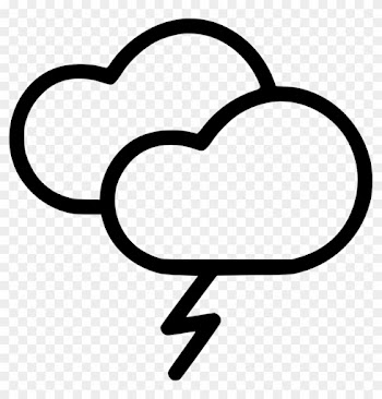 Hail Falling Clipart - Rain