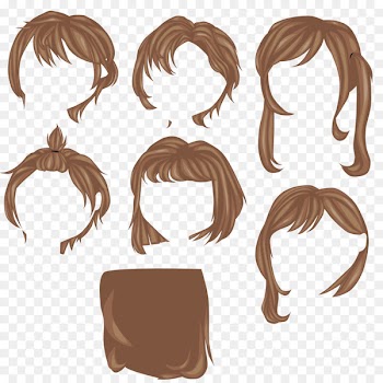 Hair coloring Brown hair Wig Illustration - hair 