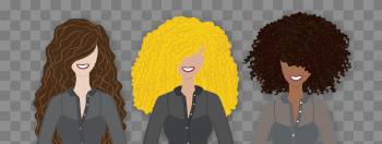 Hair Curls Free PNG Image