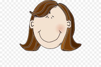 hair face cartoon nose cheek