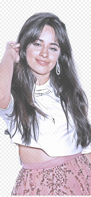 hair hairstyle black hair long hair chin