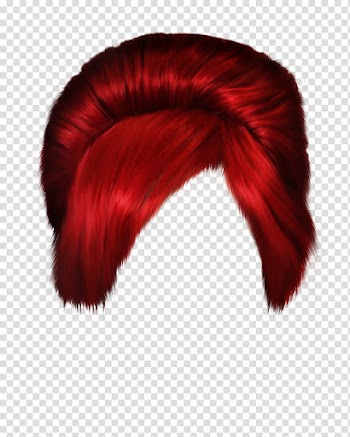 HAIR i, red anime chair illustration transparent background PNG clipart