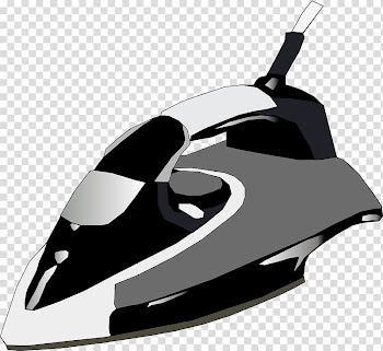 Hair iron Clothes iron Ironing , Black and white iron transparent background PNG clipart