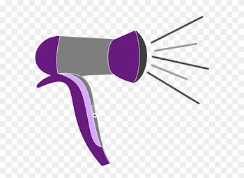 Hair Iron Comb Hair Dryers Clip Art - Hair Blow Dryer Cartoon