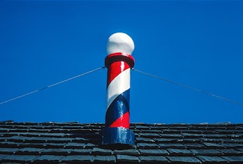 Hair of Today barber pole, Canby, Oregon… | Free public domain photo