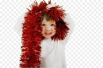hair red clothing feather boa head