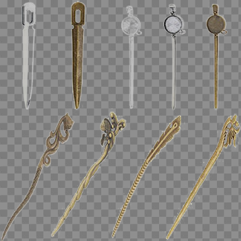 Hair Stick Transparent Image