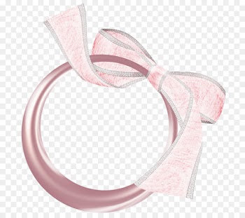 Hair tie Ribbon Headgear - Valentine's Day Ring 