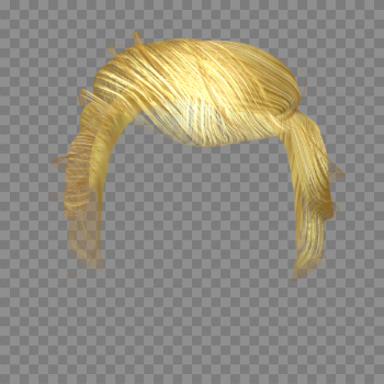 Hair Wig Blond Accessory Free Clipart HD