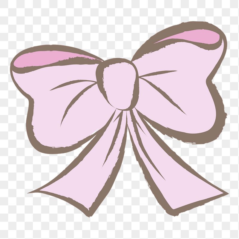 Hairbow png sticker, pastel doodle | Free PNG Illustration - rawpixel