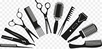 Hairdresser Beauty Parlour Comb Drawing - hair 