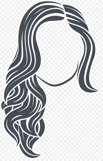 Hairdresser Euclidean vector Long hair - Modern Simple Hair Vector 