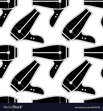 hairdryer seamless background for beauty salon