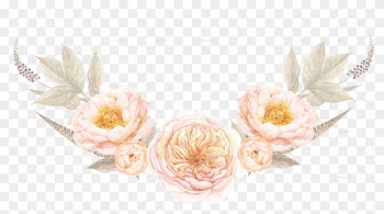Haji Murat Homestay Flower Floral Design Wedding Invitation - Vintage Transparent Flower Border Png