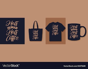 half human coffee lettering coffee quotes