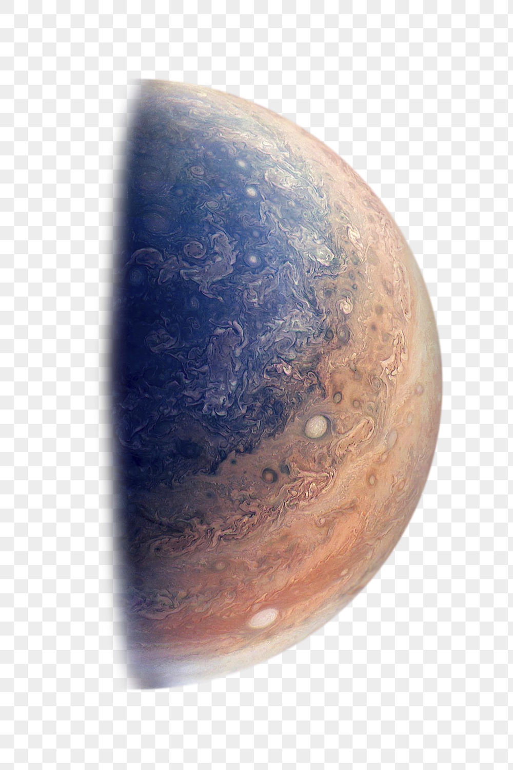 Half Jupiter png sticker, planet | Free PNG - rawpixel