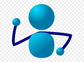 Half Man Clip Art - Stick People Clip Art
