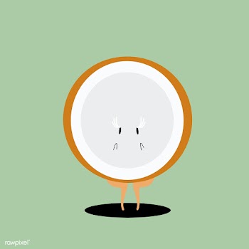 Half of a coconut cartoon character vector | Free stock vector - 538665