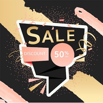Half price sale sign | Free stock vector - 584569