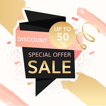 Half price sale sign | Free stock vector - 584570