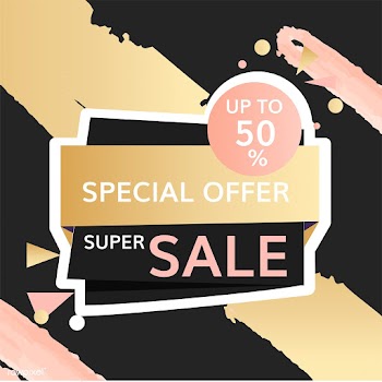 Half price sale sign | Free stock vector - 584597