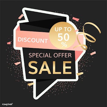 Half price sale sign | Free stock vector - 584604