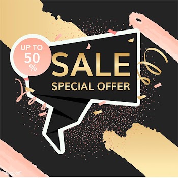 Half price sale sign | Free stock vector - 584616