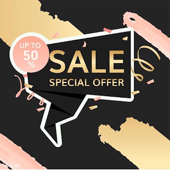 Half price sale sign | Free stock vector - 584624