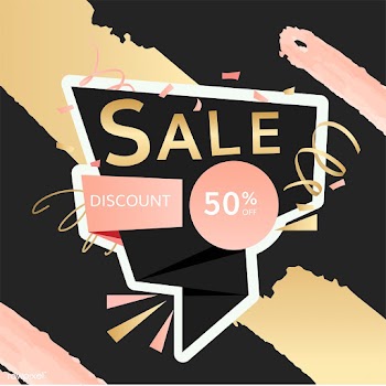Half price sale sign | Free stock vector - 584625