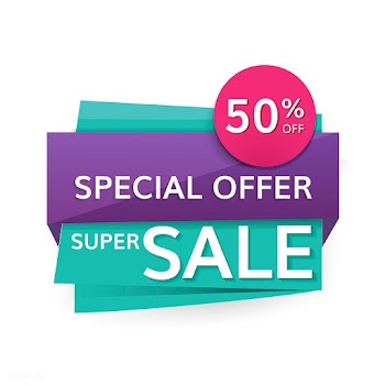Half price sale sign | Free stock vector - 584629
