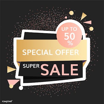 Half price sale sign | Free stock vector - 584632