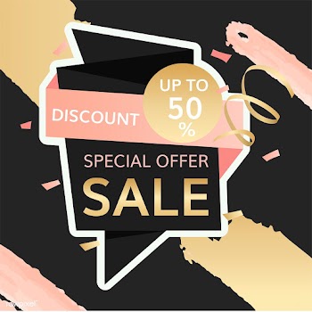 Half price sale sign | Free stock vector - 584645