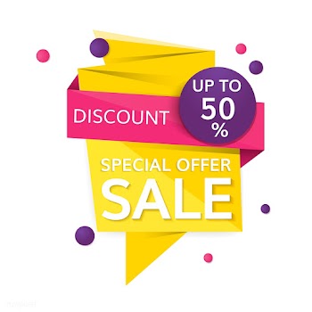 Half price sale sign | Free stock vector - 584666