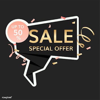 Half price sale sign | Free stock vector - 584702